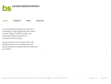 Tablet Screenshot of bs-landschaftsarchitekten.de